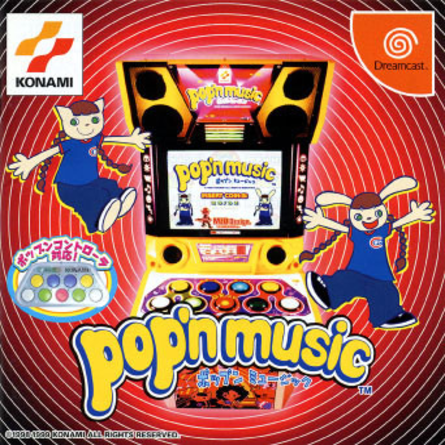 Pop'n Music box art for Sega Dreamcast